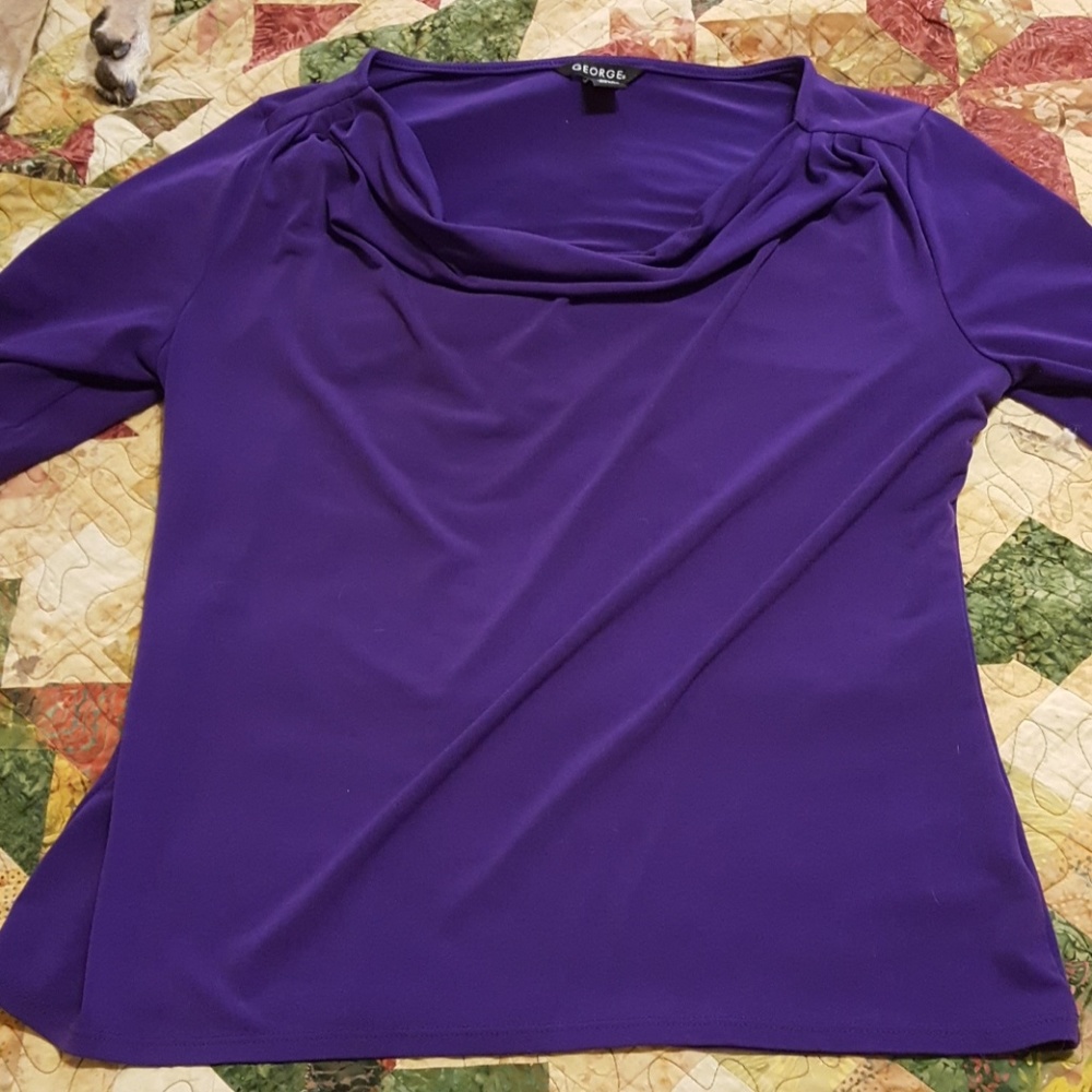 Scoop neck blouse